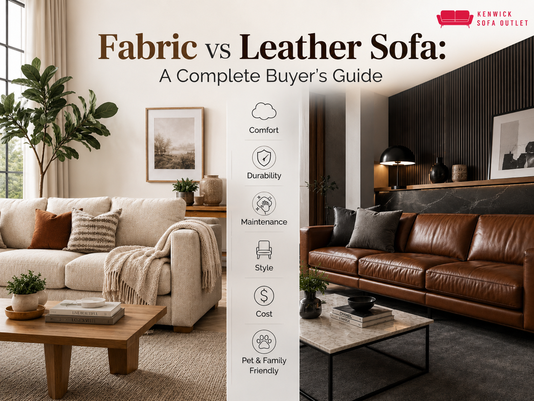 Fabric vs Leather Sofa: Which Is the Better Choice for Your Home in Perth?