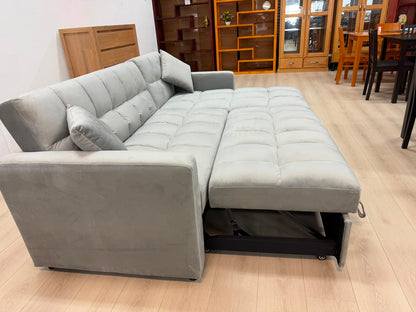 Anna Reversible Corner Sofa Bed – Reversible 3-Seater Sofa Bed | Light Grey