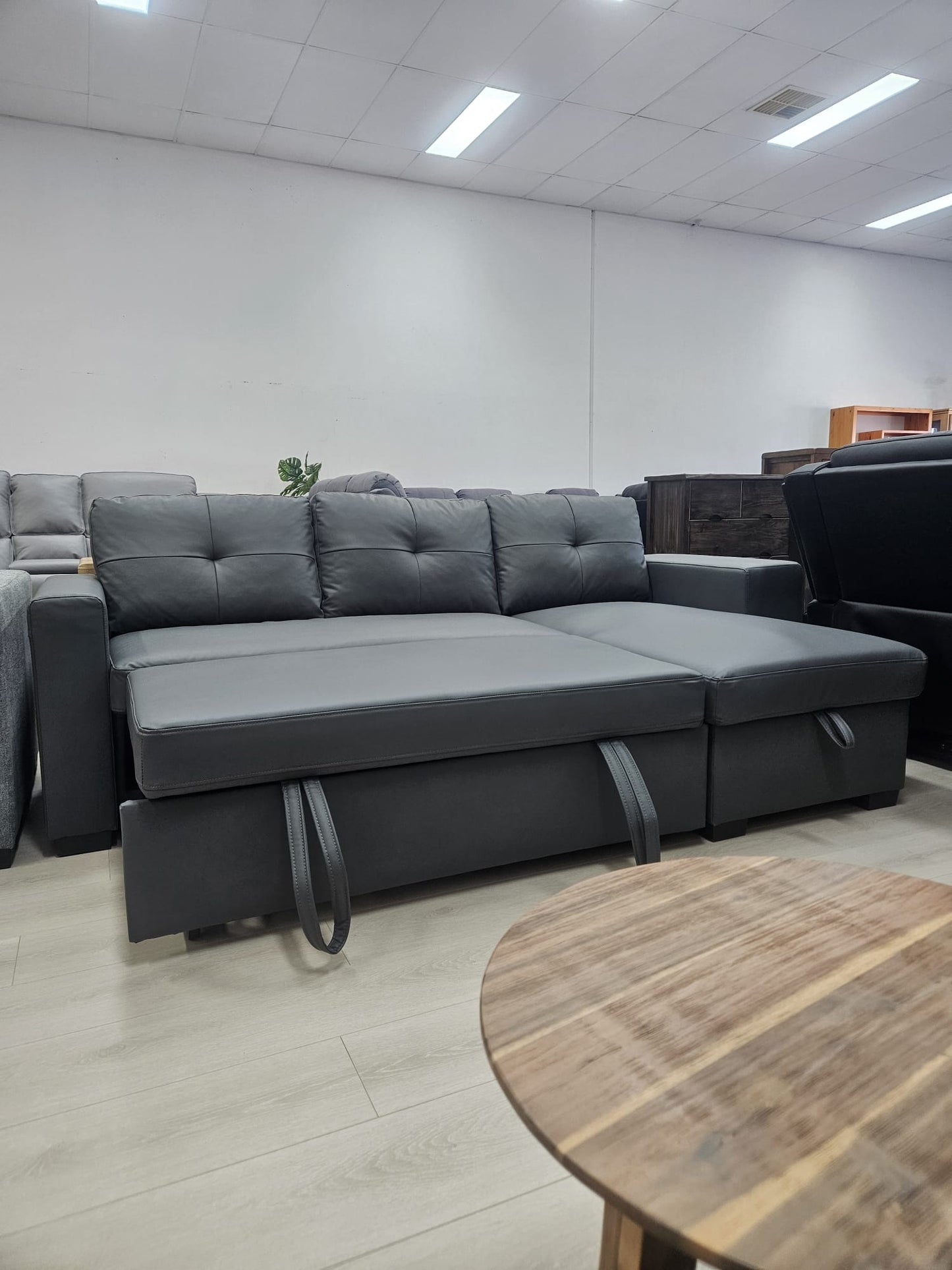Anna Reversible Corner Sofa Bed – Reversible 3-Seater Sofa Bed | Light Grey