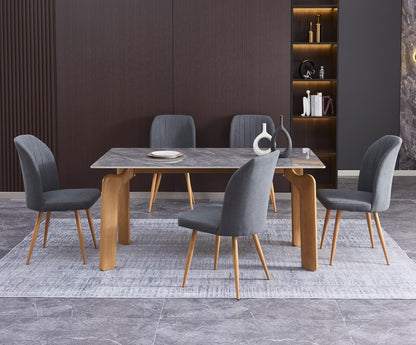 Rachel Dining Set | DT-229 Table and DC-527 Chairs (Set of 4)